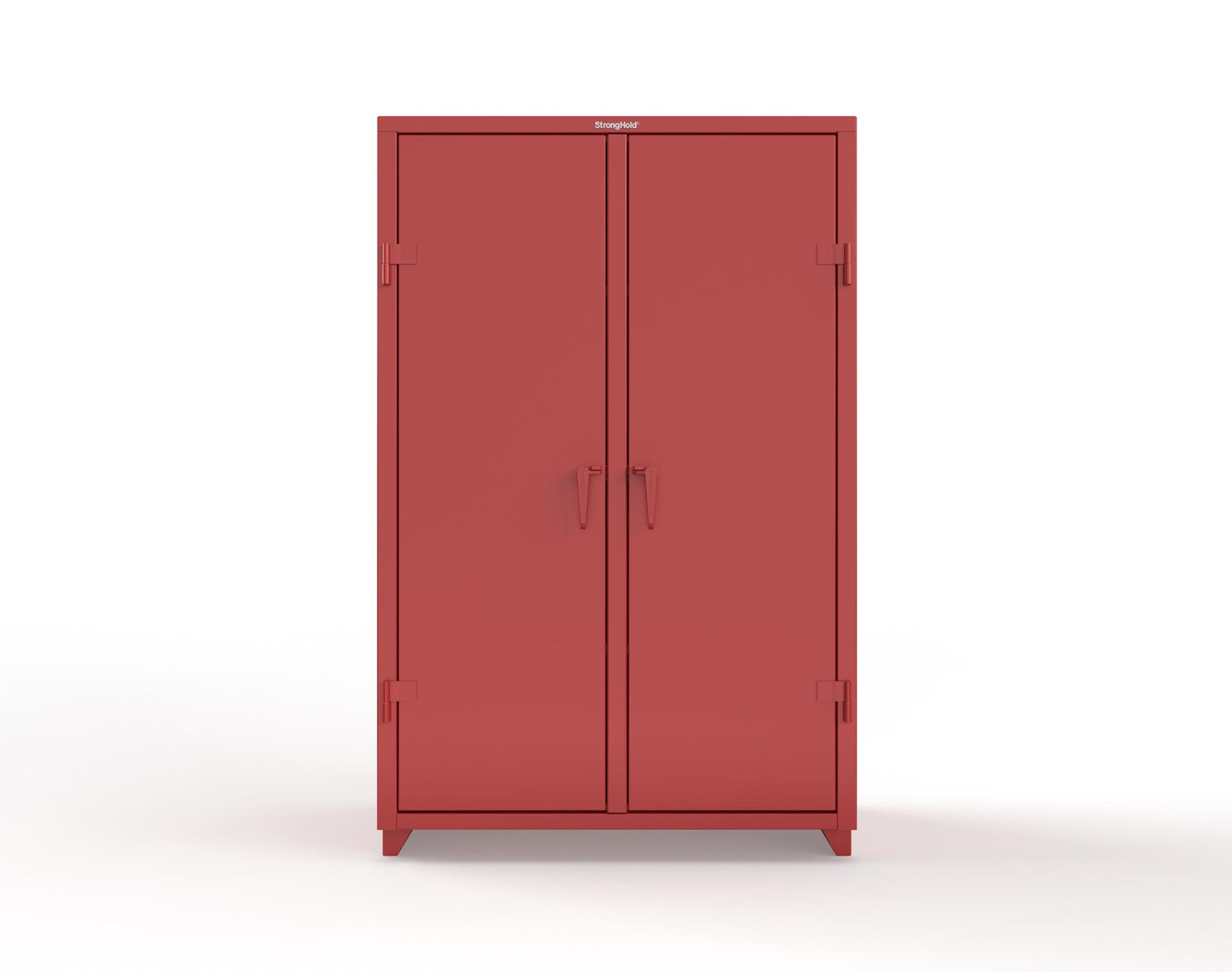 Extra Heavy Duty 14 GA Double Shift Cabinet with 6 Shelves - 48 In. W x 24 In. D x 75 In. H - 46-DS-246-L-3001