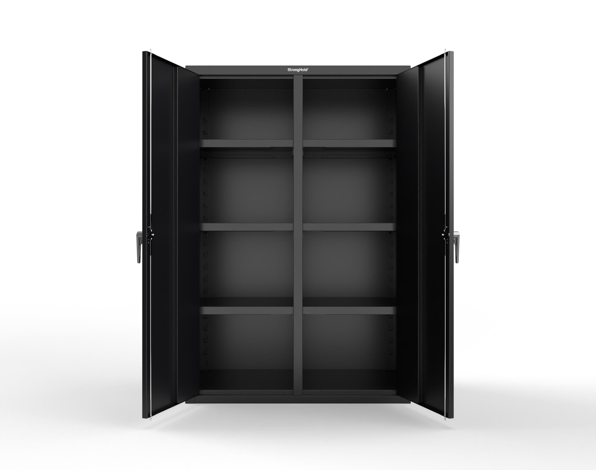 Heavy Duty 18 GA Double Shift Cabinet - 48 in. W x 24 in. D x 72 in. H ...