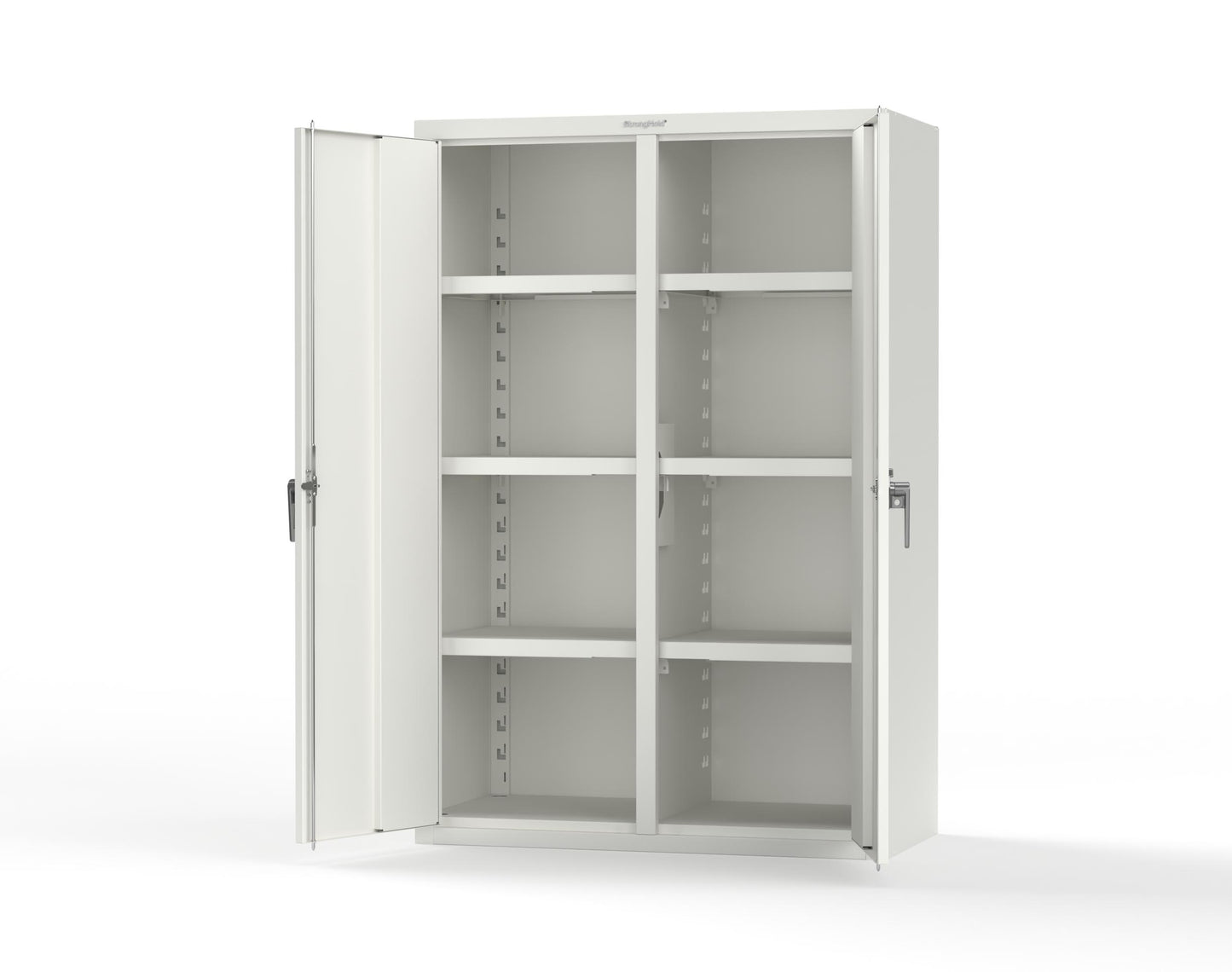 Heavy Duty 18 GA Double Shift Cabinet - 48 in. W x 24 in. D x 72 in. H - 46-DS-246-P-9003