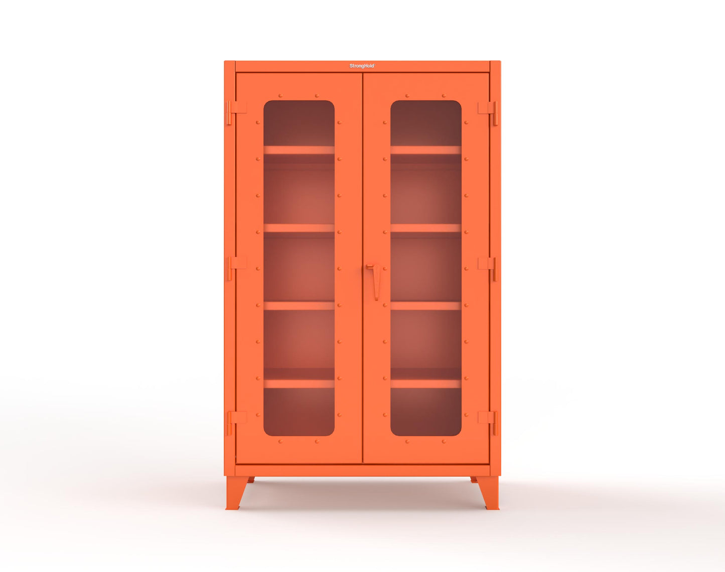 Extreme Duty 12 GA Clearview Cabinet with 4 Shelves - 48 In. W x 24 In. D x 78 In. H - 46-LD-244-2009