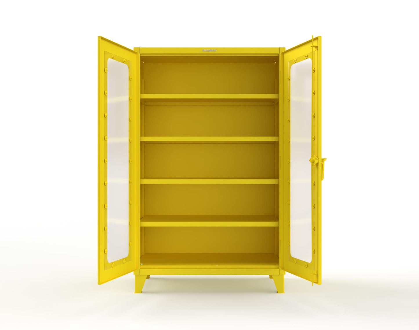 Extreme Duty 12 GA Clearview Cabinet with 4 Shelves - 48 In. W x 24 In. D x 78 In. H - 46-LD-244-1021