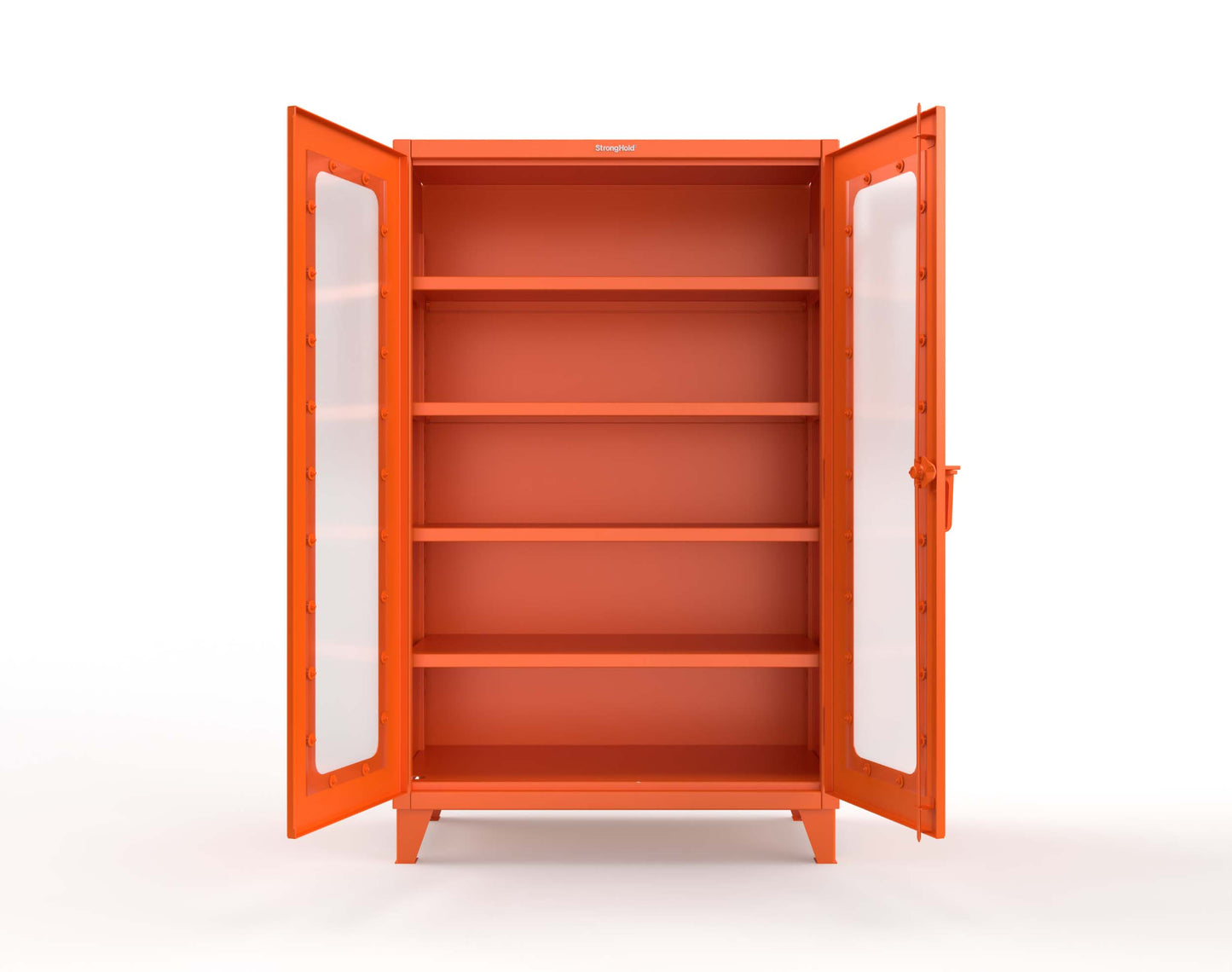Extreme Duty 12 GA Clearview Cabinet with 4 Shelves - 48 In. W x 24 In. D x 78 In. H - 46-LD-244-2009