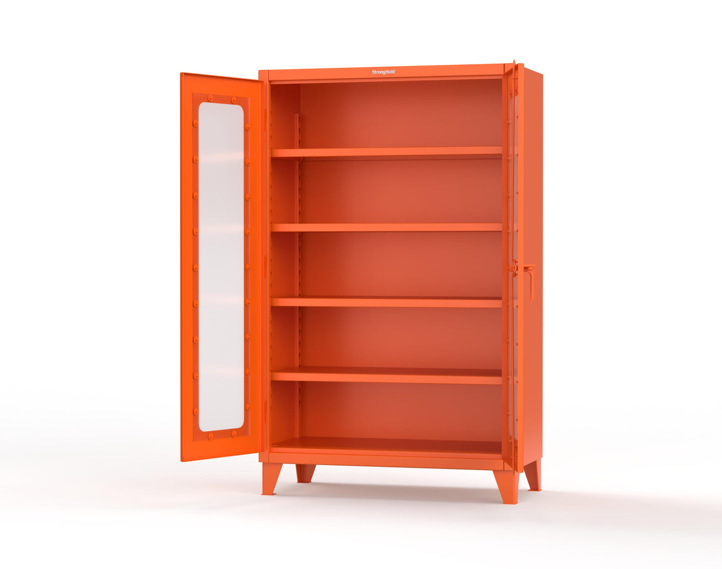 Extreme Duty 12 GA Clearview Cabinet with 4 Shelves - 48 In. W x 24 In. D x 78 In. H - 46-LD-244-2009