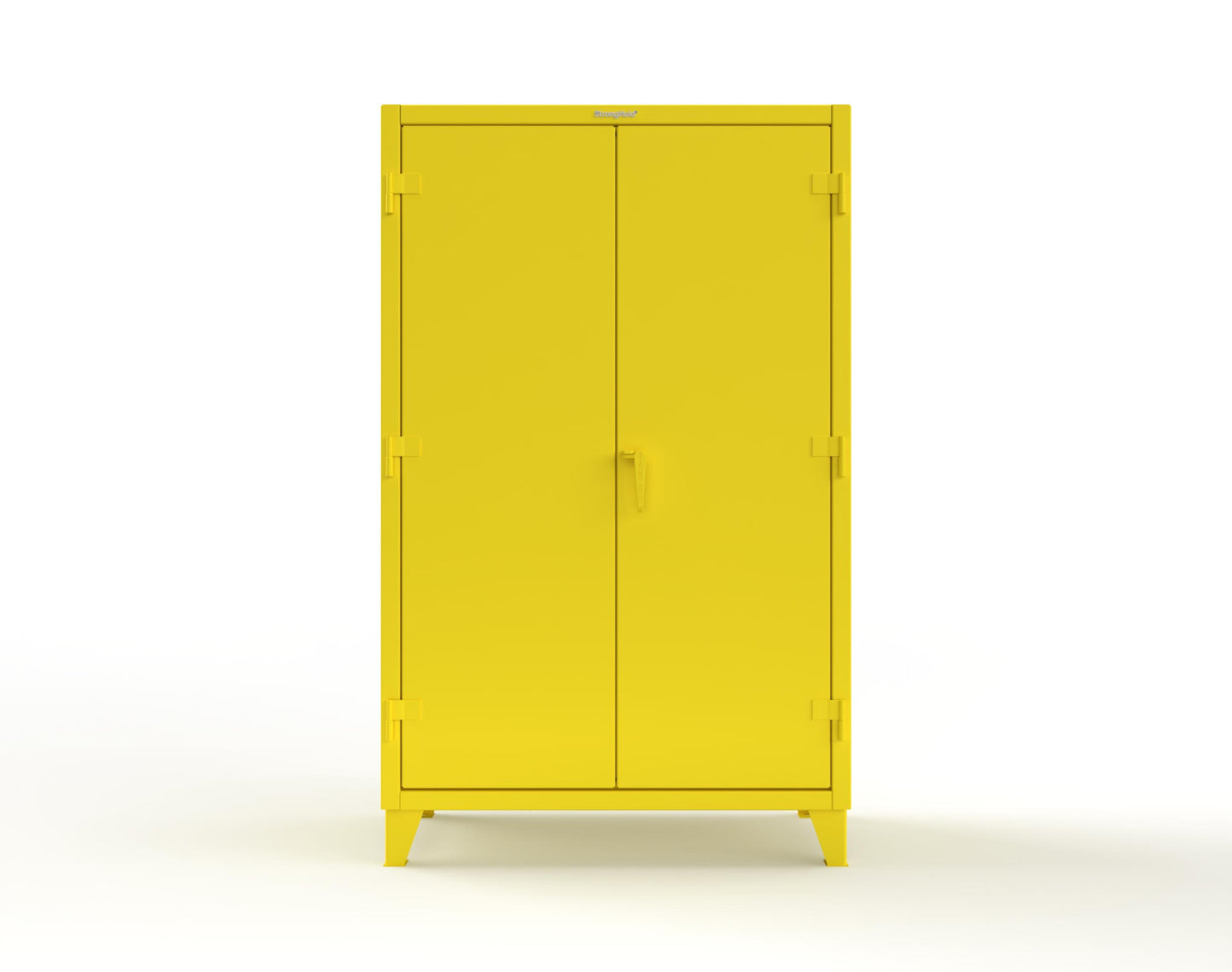 Extreme Duty 12 GA Cabinet with 4 Slide-Out Shelves, 6 Half-Width Drawers with Dividers - 48 In. W x 24 In. D x 78 In. H - 46-PB-244SOS-6/5DBPH-1021