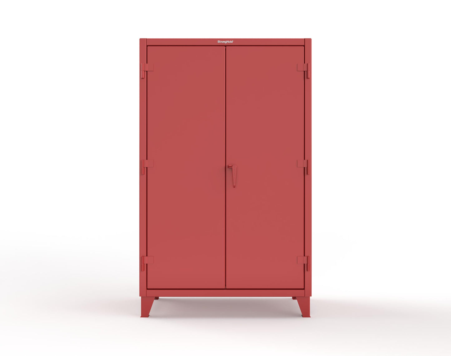 Extreme Duty 12 GA Cabinet with 4 Slide-Out Shelves, 6 Half-Width Drawers with Dividers - 48 In. W x 24 In. D x 78 In. H - 46-PB-244SOS-6/5DBPH-3001