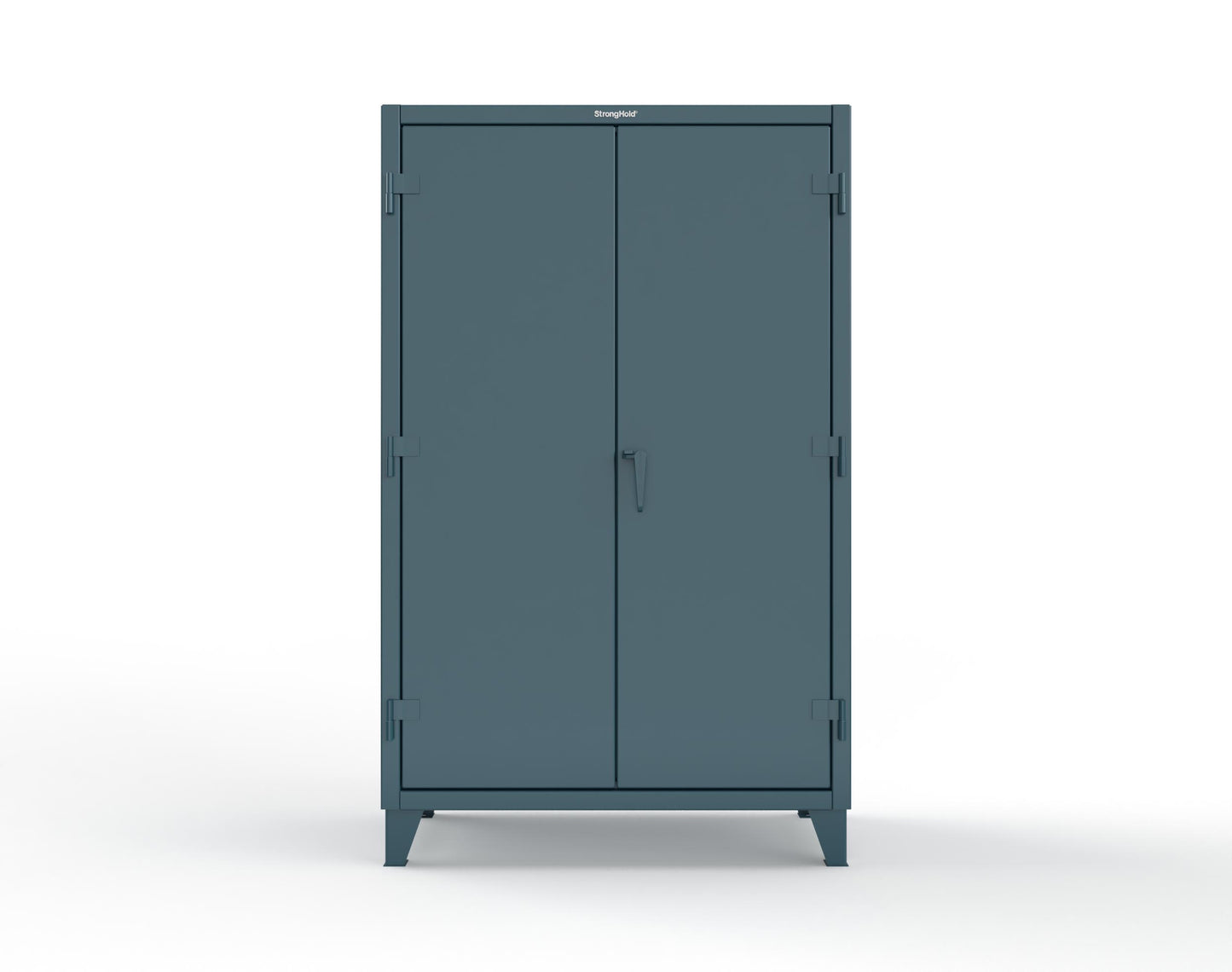 Extreme Duty 12 GA Cabinet with 4 Slide-Out Shelves, 6 Half-Width Drawers with Dividers - 48 In. W x 24 In. D x 78 In. H - 46-PB-244SOS-6/5DBPH-5001
