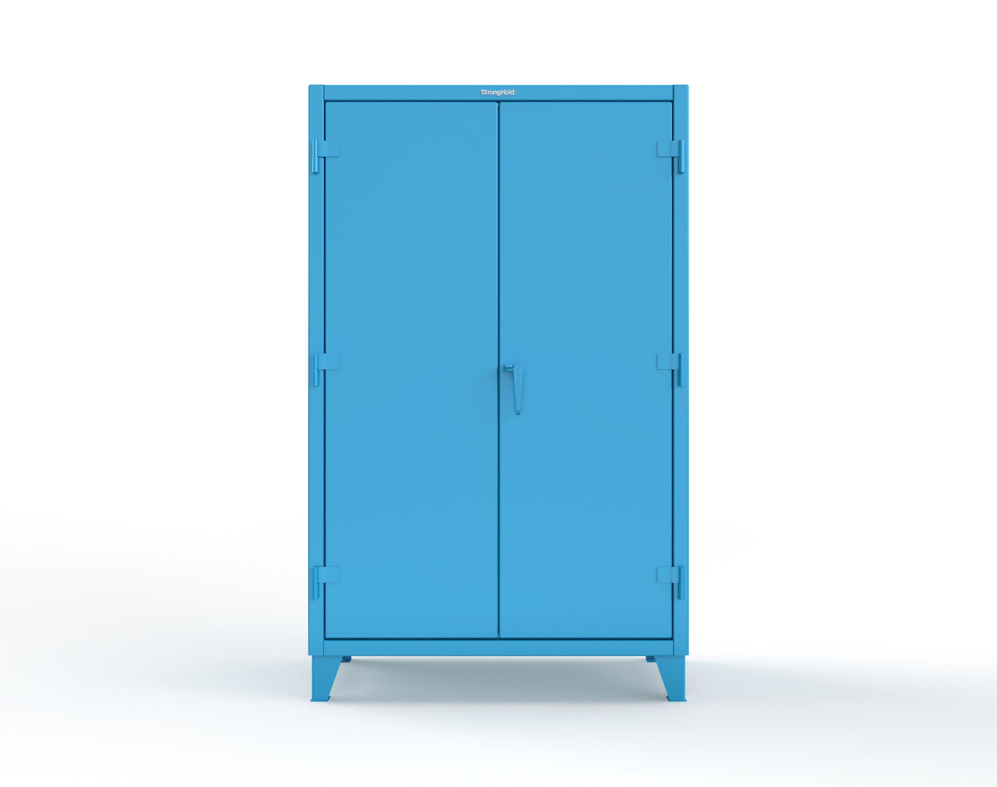 Extreme Duty 12 GA Cabinet with 4 Slide-Out Shelves, 6 Half-Width Drawers with Dividers - 48 In. W x 24 In. D x 78 In. H - 46-PB-244SOS-6/5DBPH-5012