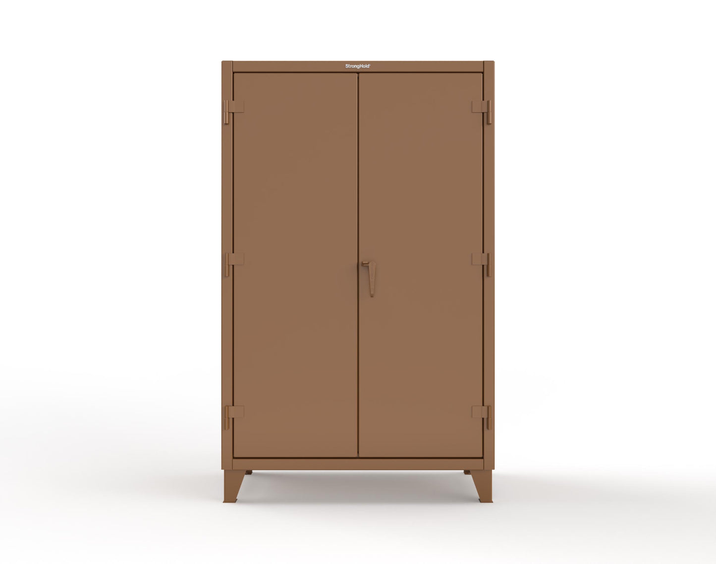 Extreme Duty 12 GA Cabinet with 4 Slide-Out Shelves, 6 Half-Width Drawers with Dividers - 48 In. W x 24 In. D x 78 In. H - 46-PB-244SOS-6/5DBPH-8008