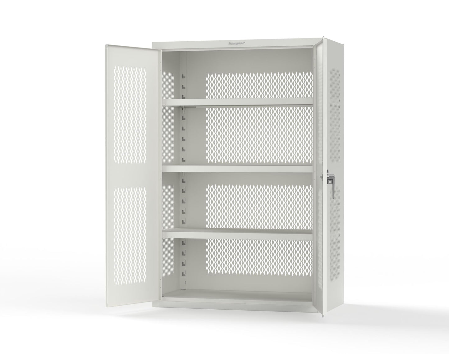 Heavy Duty 18 GA Ventilated Cabinet - 48 in. W x 24 in. D x 72 in. H - 46-VBS-243-P-9003