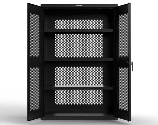 Heavy Duty 18 GA Ventilated Cabinet  - 48 in. W x 24 in. D x 72 in. H
