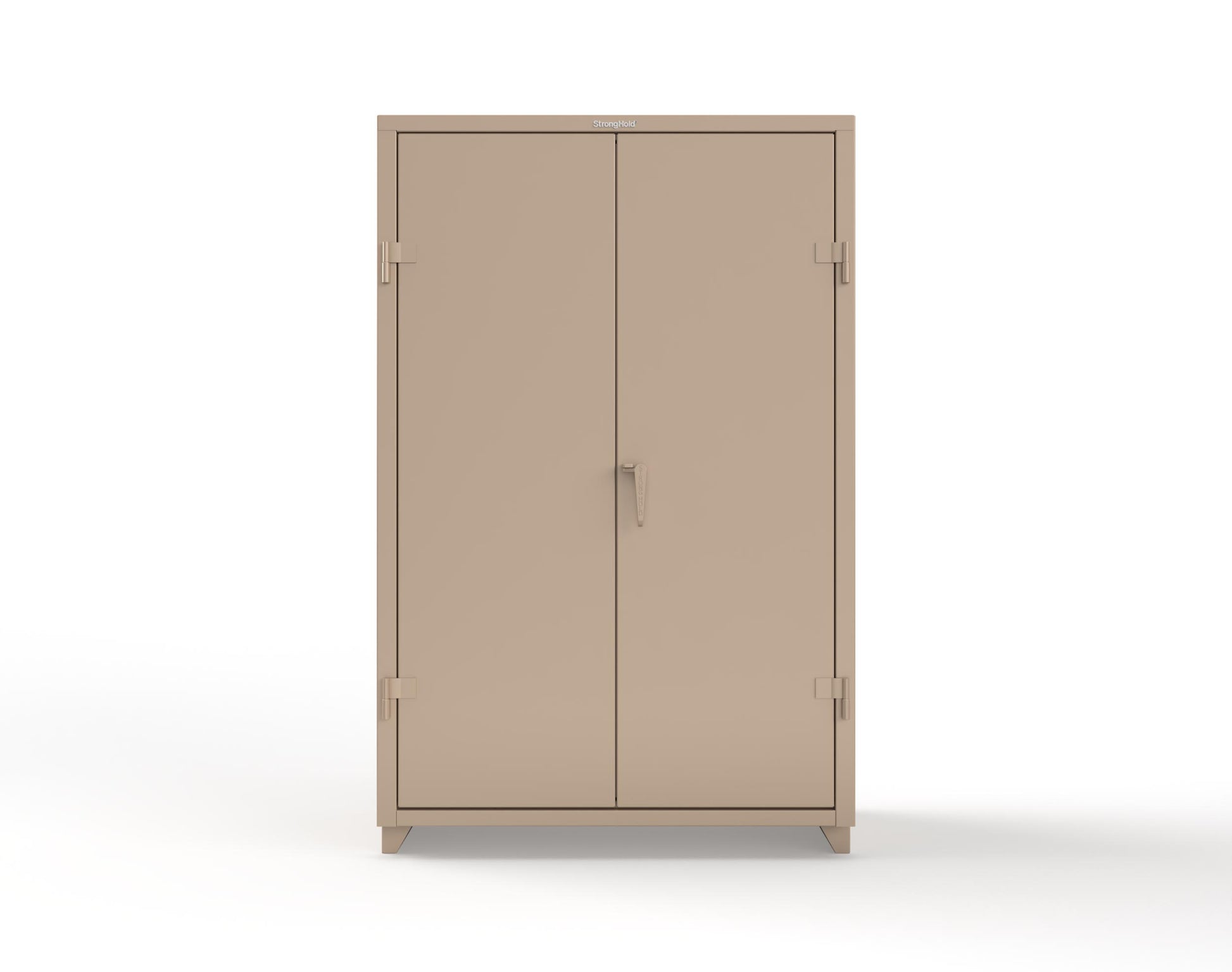 Extra Heavy Duty 14 GA Uniform Cabinet with 7 Drawers, 3 Shelves - 48 In. W x 24 In. D x 75 In. H - 46-W-243-7DB-L-1019