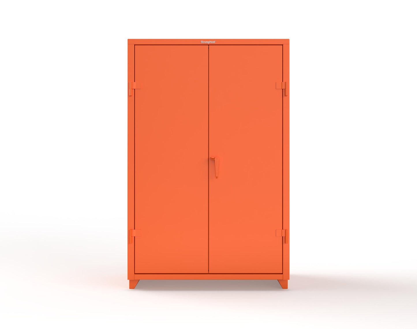 Extra Heavy Duty 14 GA Uniform Cabinet with 7 Drawers, 3 Shelves - 48 In. W x 24 In. D x 75 In. H - 46-W-243-7DB-L-2009