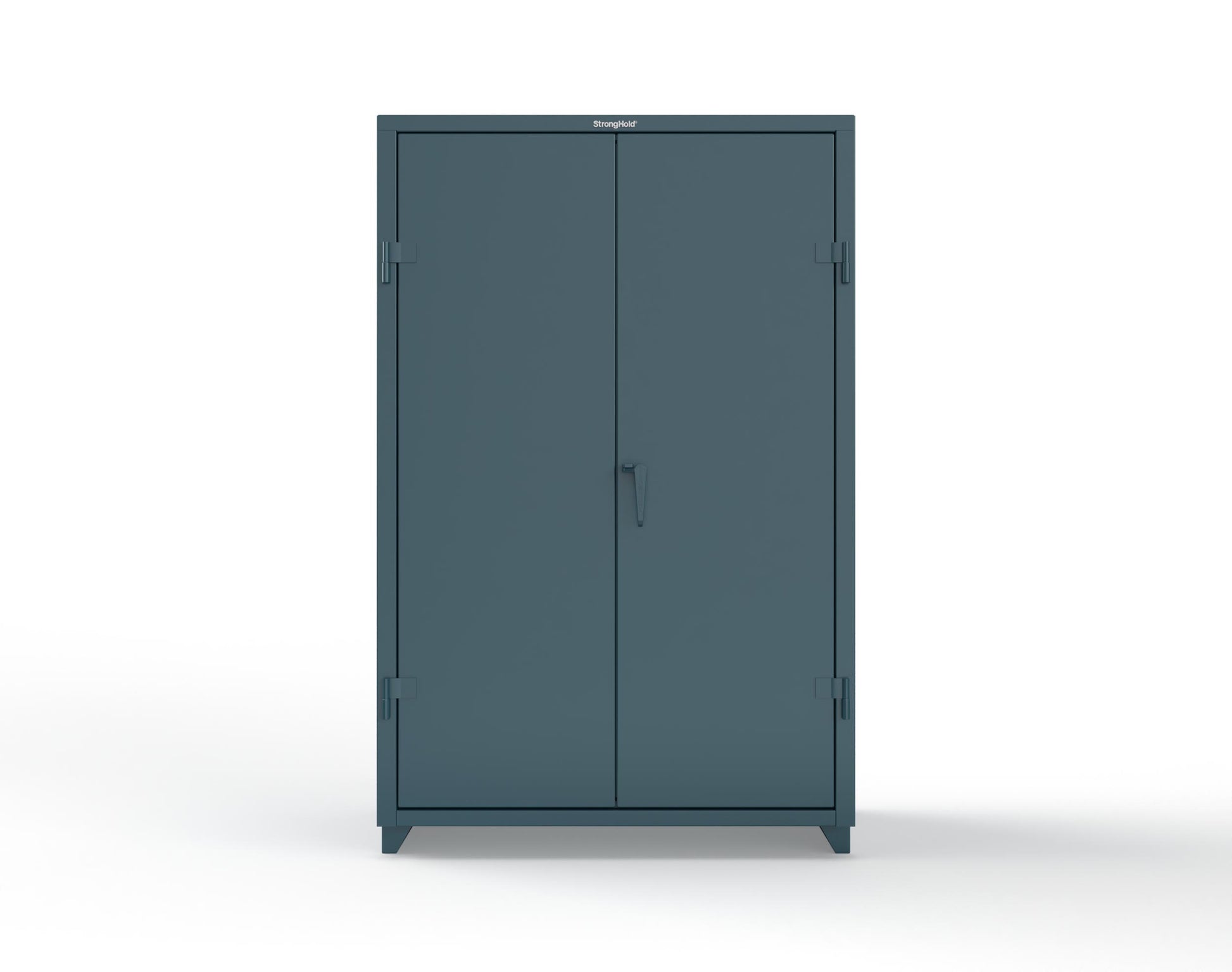 Extra Heavy Duty 14 GA Uniform Cabinet with 7 Drawers, 3 Shelves - 48 In. W x 24 In. D x 75 In. H - 46-W-243-7DB-L-5001