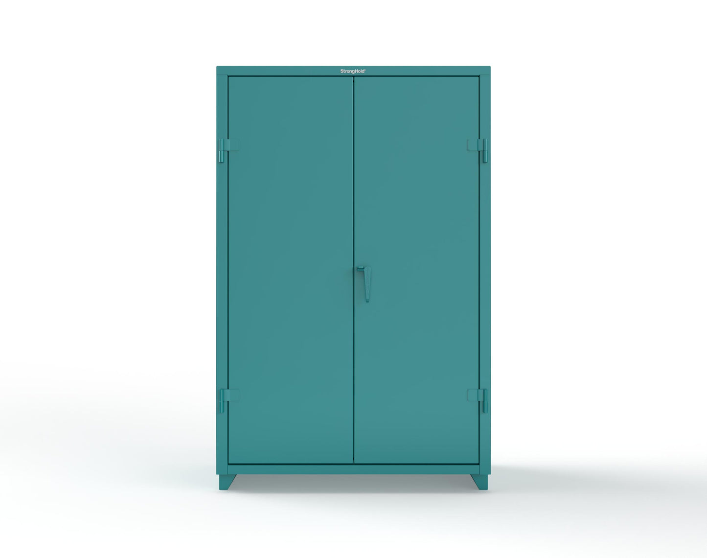 Extra Heavy Duty 14 GA Uniform Cabinet with 7 Drawers, 3 Shelves - 48 In. W x 24 In. D x 75 In. H - 46-W-243-7DB-L-5021