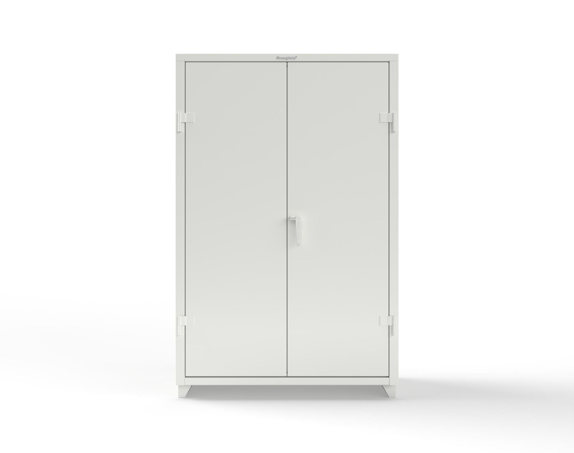 Extra Heavy Duty 14 GA Uniform Cabinet with 7 Drawers, 3 Shelves - 48 In. W x 24 In. D x 75 In. H - 46-W-243-7DB-L-9003