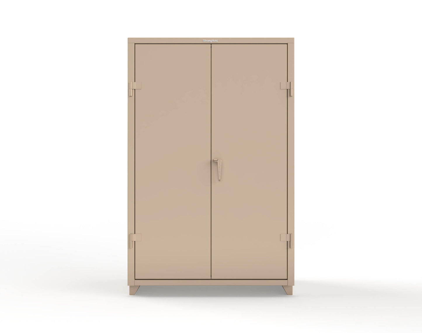 Extra Heavy Duty 14 GA Uniform Cabinet with 4 Shelves - 48 In. W x 24 In. D x 75 In. H - 46-W-244-L-1019