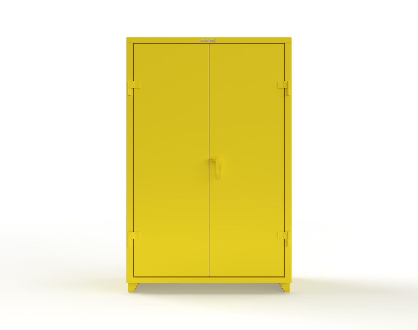 Extra Heavy Duty 14 GA Uniform Cabinet with 4 Shelves - 48 In. W x 24 In. D x 75 In. H - 46-W-244-L-1021