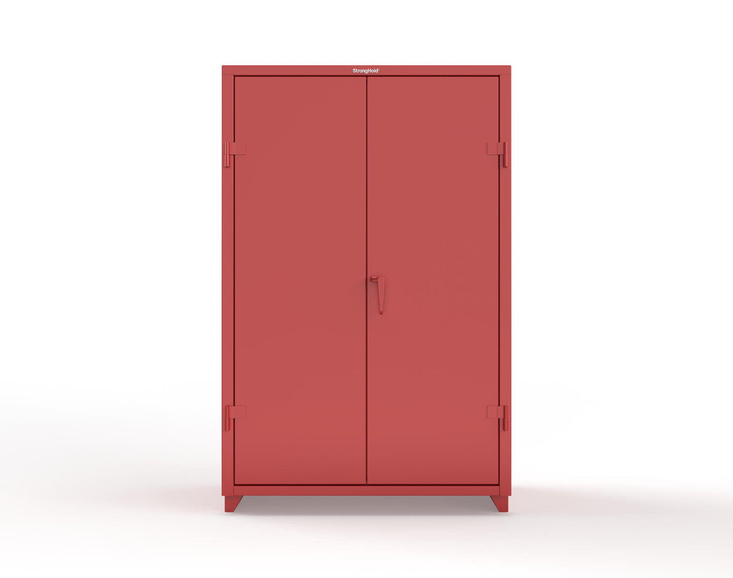 Extra Heavy Duty 14 GA Uniform Cabinet with 4 Shelves - 48 In. W x 24 In. D x 75 In. H - 46-W-244-L-3001