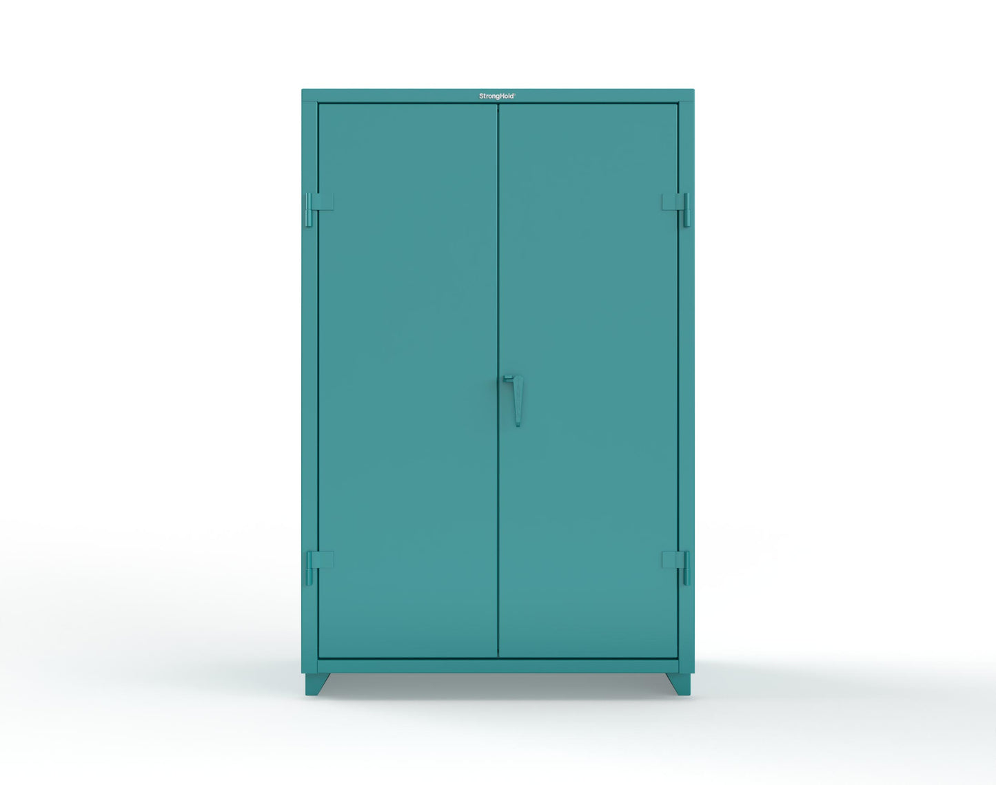 Extra Heavy Duty 14 GA Uniform Cabinet with 4 Shelves - 48 In. W x 24 In. D x 75 In. H - 46-W-244-L-5021