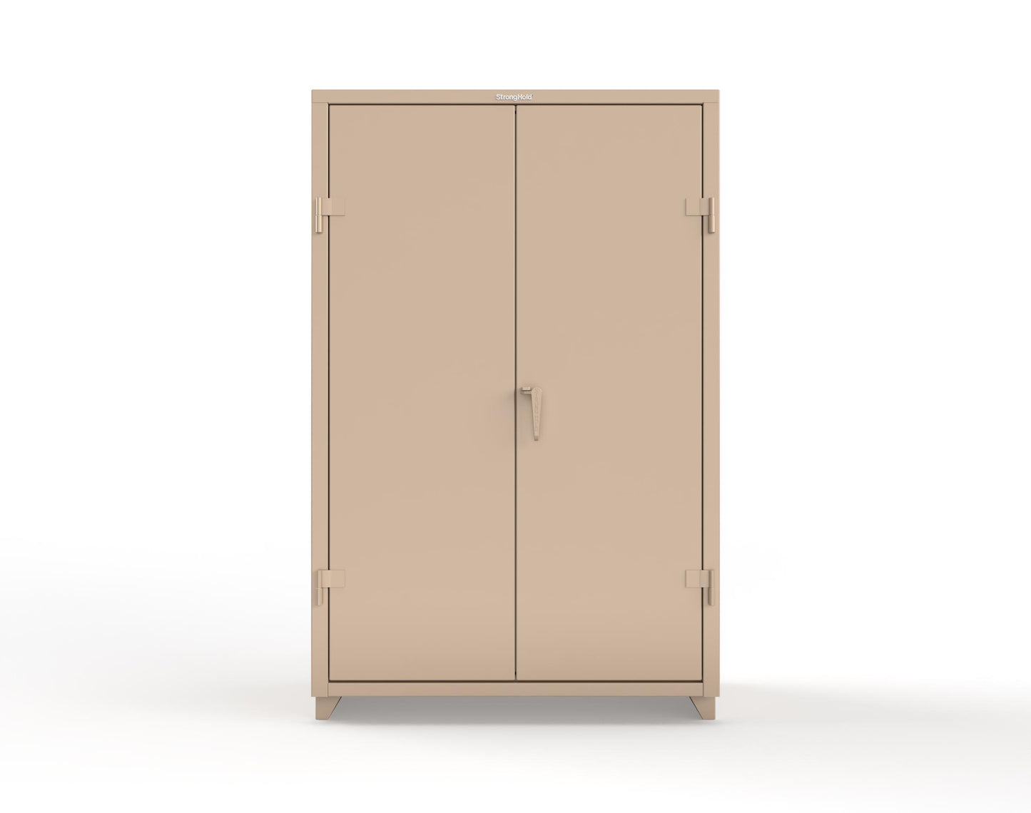 Extra Heavy Duty 14 GA Uniform Cabinet with 5 Shelves - 48 In. W x 24 In. D x 75 In. H - 46-W-245-L-1019