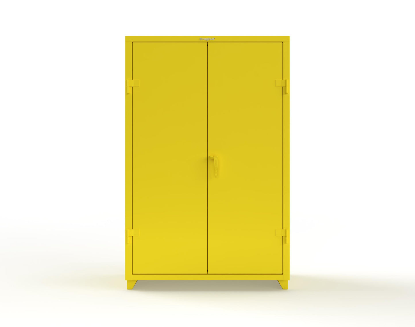 Extra Heavy Duty 14 GA Uniform Cabinet with 5 Shelves - 48 In. W x 24 In. D x 75 In. H - 46-W-245-L-1021