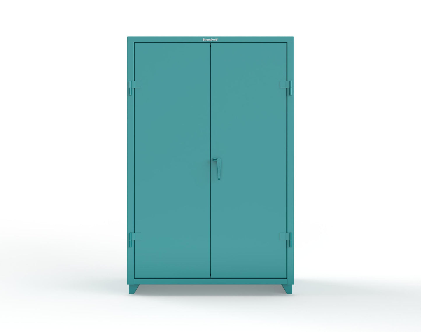 Extra Heavy Duty 14 GA Uniform Cabinet with 5 Shelves - 48 In. W x 24 In. D x 75 In. H - 46-W-245-L-5021