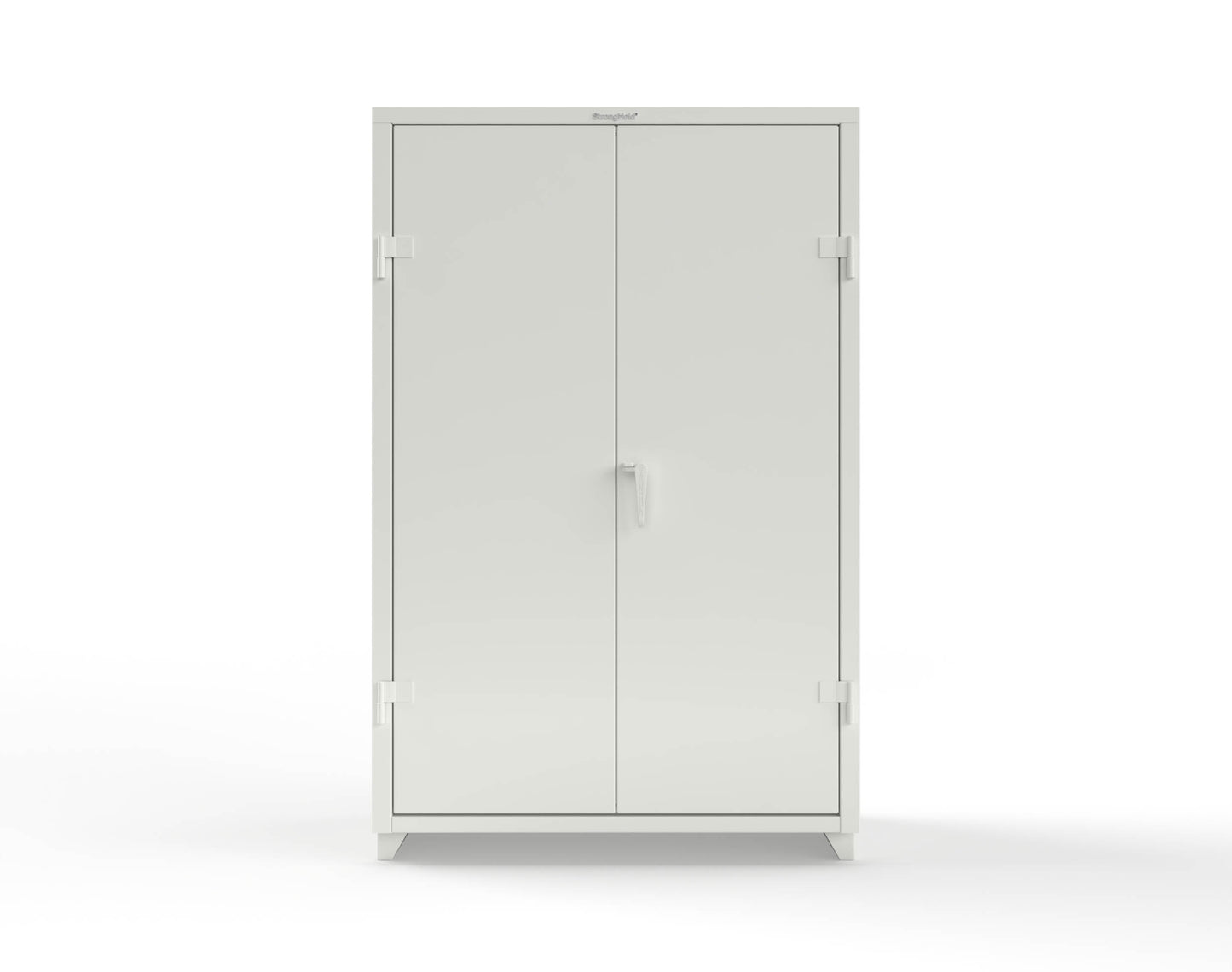 Extra Heavy Duty 14 GA Uniform Cabinet with 5 Shelves - 48 In. W x 24 In. D x 75 In. H - 46-W-245-L-9003