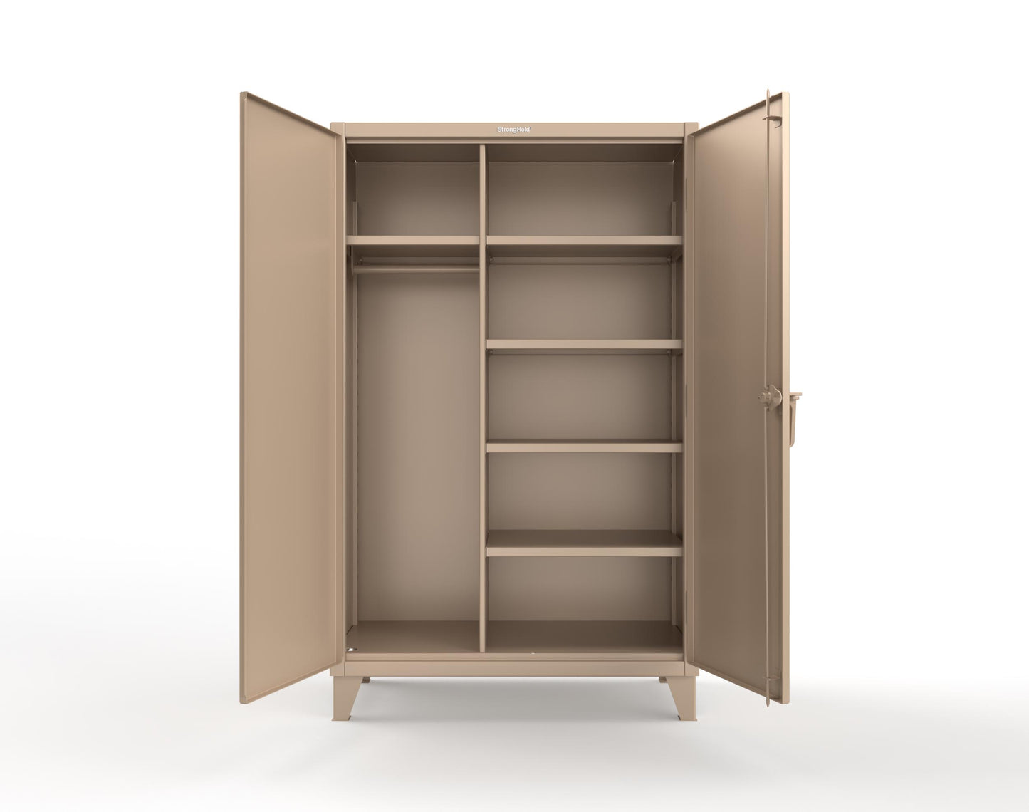 Extreme Duty 12 GA Uniform Cabinet with 5 Shelves - 48 In. W x 24 In. D x 78 In. H - 46-W-245-1019