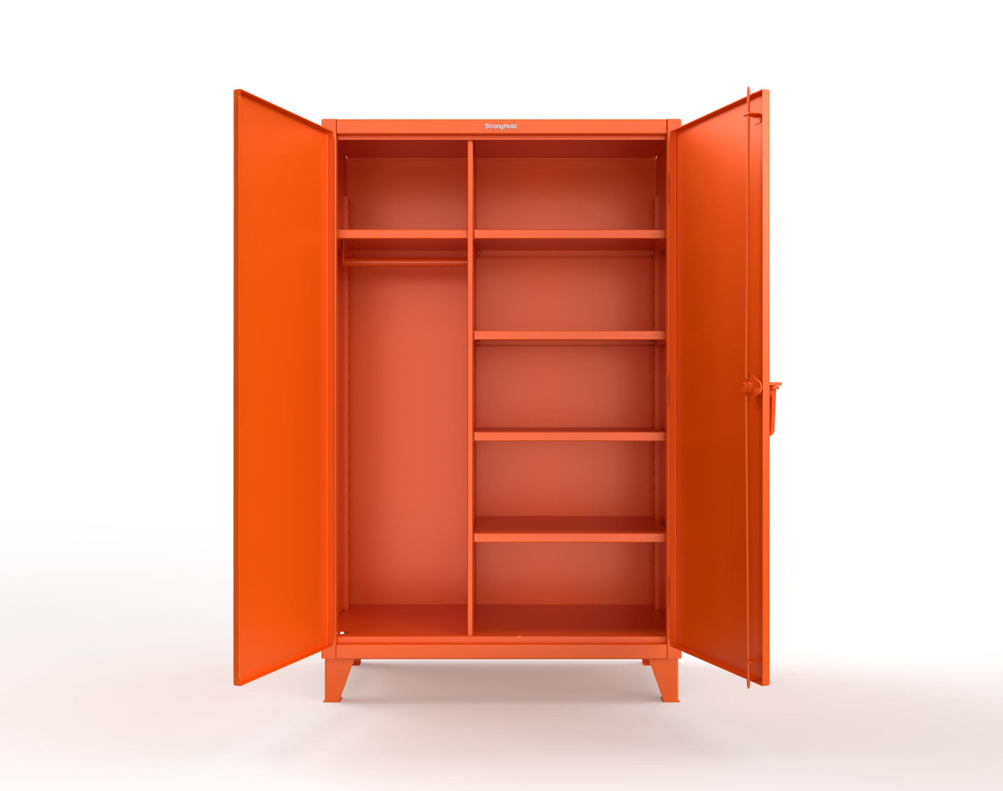 Extreme Duty 12 GA Uniform Cabinet with 5 Shelves - 48 In. W x 24 In. D x 78 In. H - 46-W-245-2009