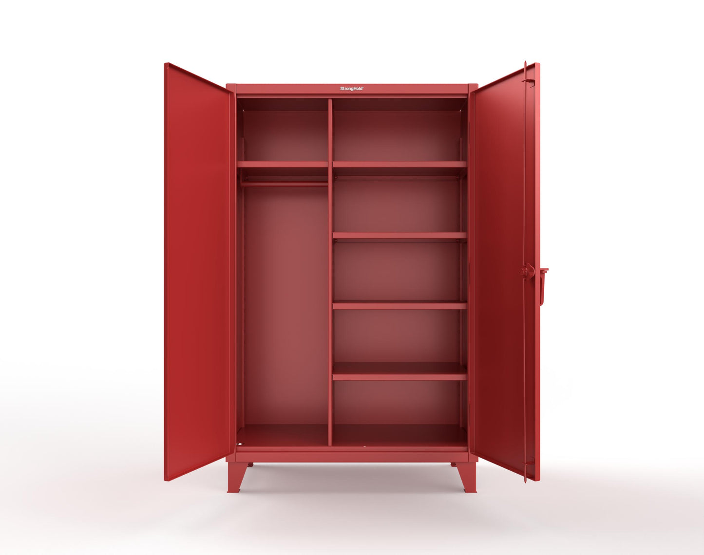 Extreme Duty 12 GA Uniform Cabinet with 5 Shelves - 48 In. W x 24 In. D x 78 In. H - 46-W-245-3001