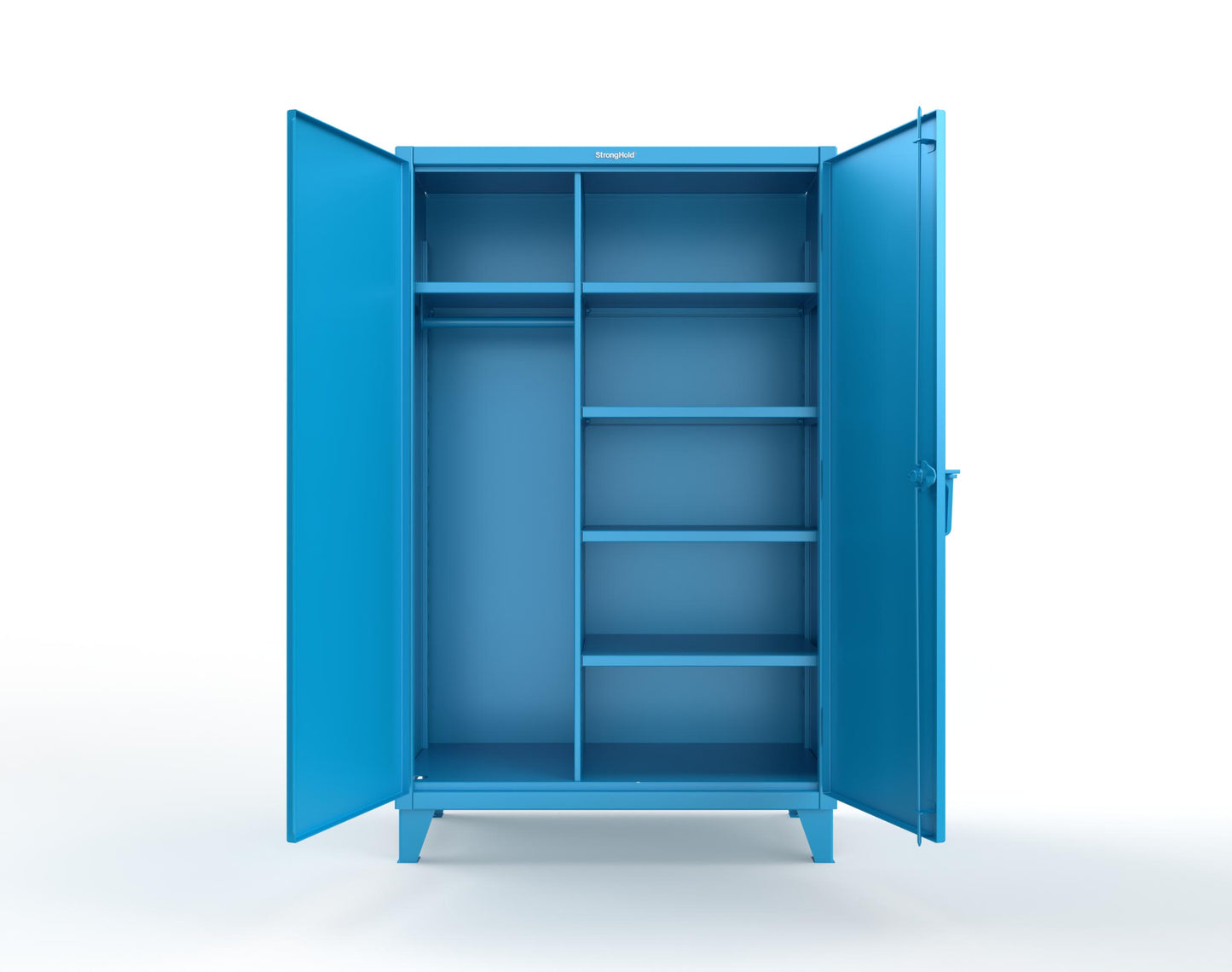 Extreme Duty 12 GA Uniform Cabinet with 5 Shelves - 48 In. W x 24 In. D x 78 In. H - 46-W-245-5012