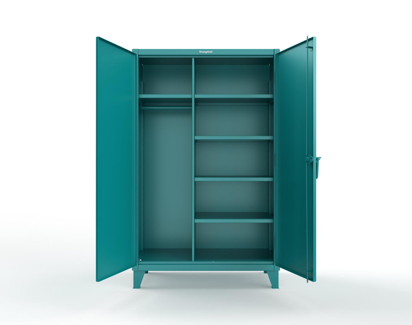 Extreme Duty 12 GA Uniform Cabinet with 5 Shelves - 48 In. W x 24 In. D x 78 In. H - 46-W-245-5021