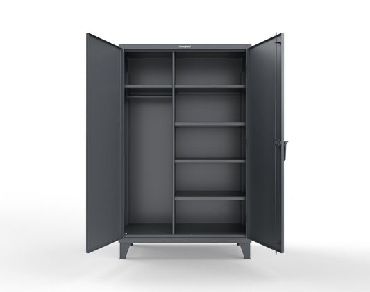 Extreme Duty 12 GA Uniform Cabinet with 5 Shelves - 48 In. W x 24 In. D x 78 In. H - 46-W-245-7024
