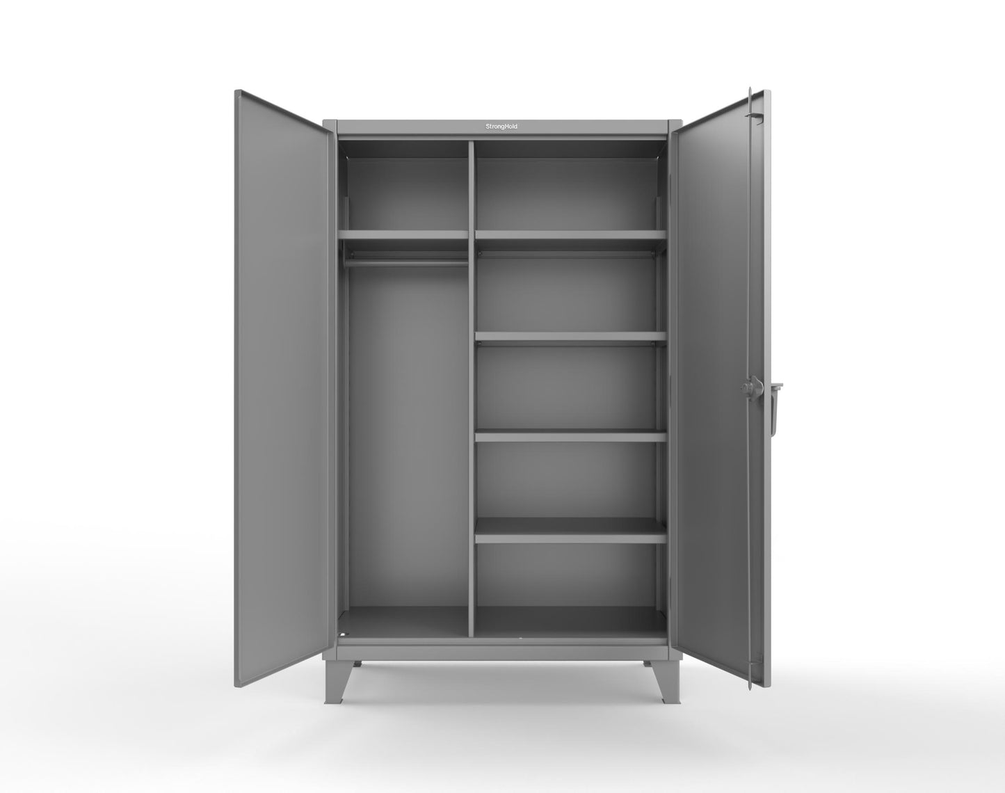 Extreme Duty 12 GA Uniform Cabinet with 5 Shelves - 48 In. W x 24 In. D x 78 In. H - 46-W-245-7037