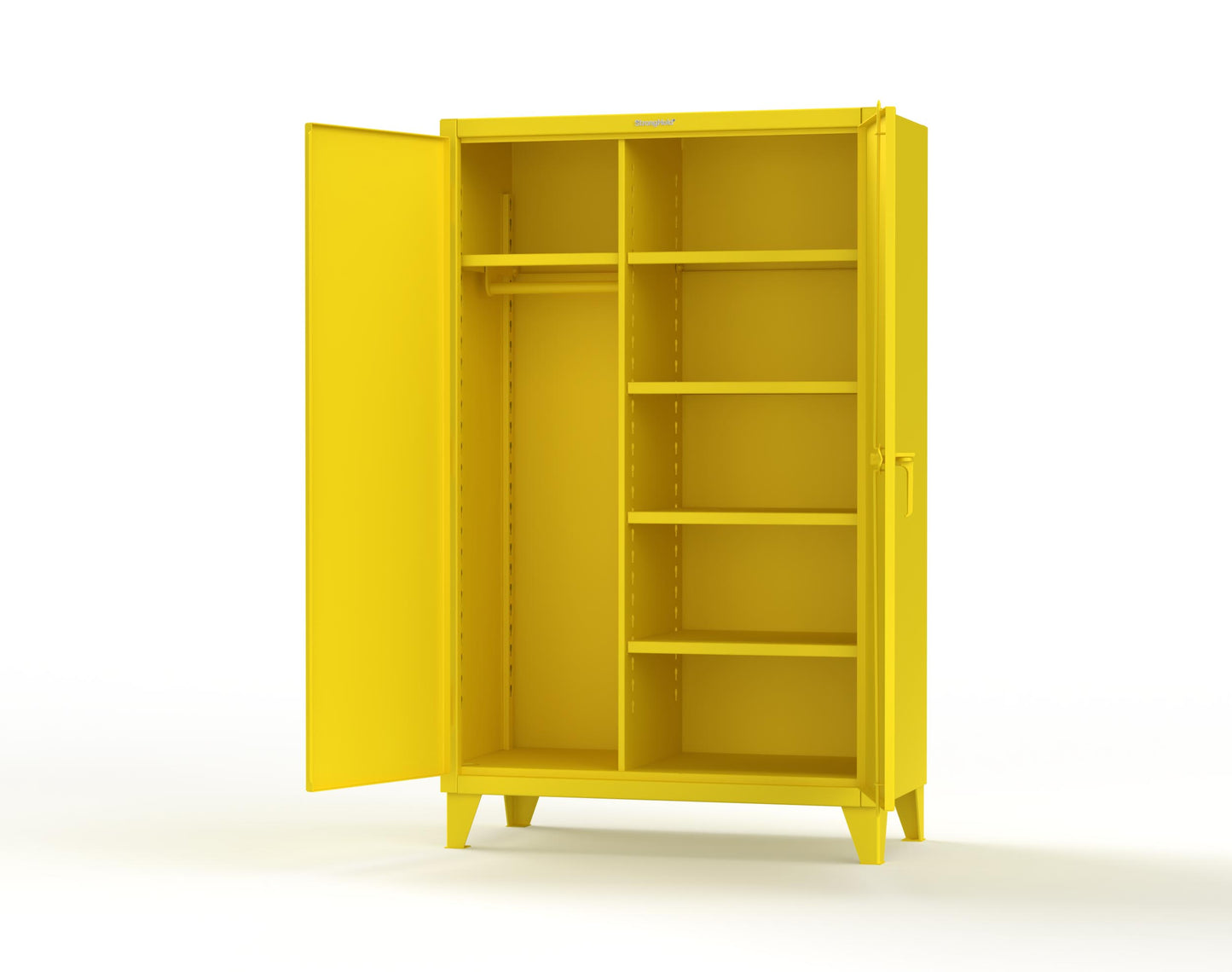 Extreme Duty 12 GA Uniform Cabinet with 5 Shelves - 48 In. W x 24 In. D x 78 In. H - 46-W-245-1021