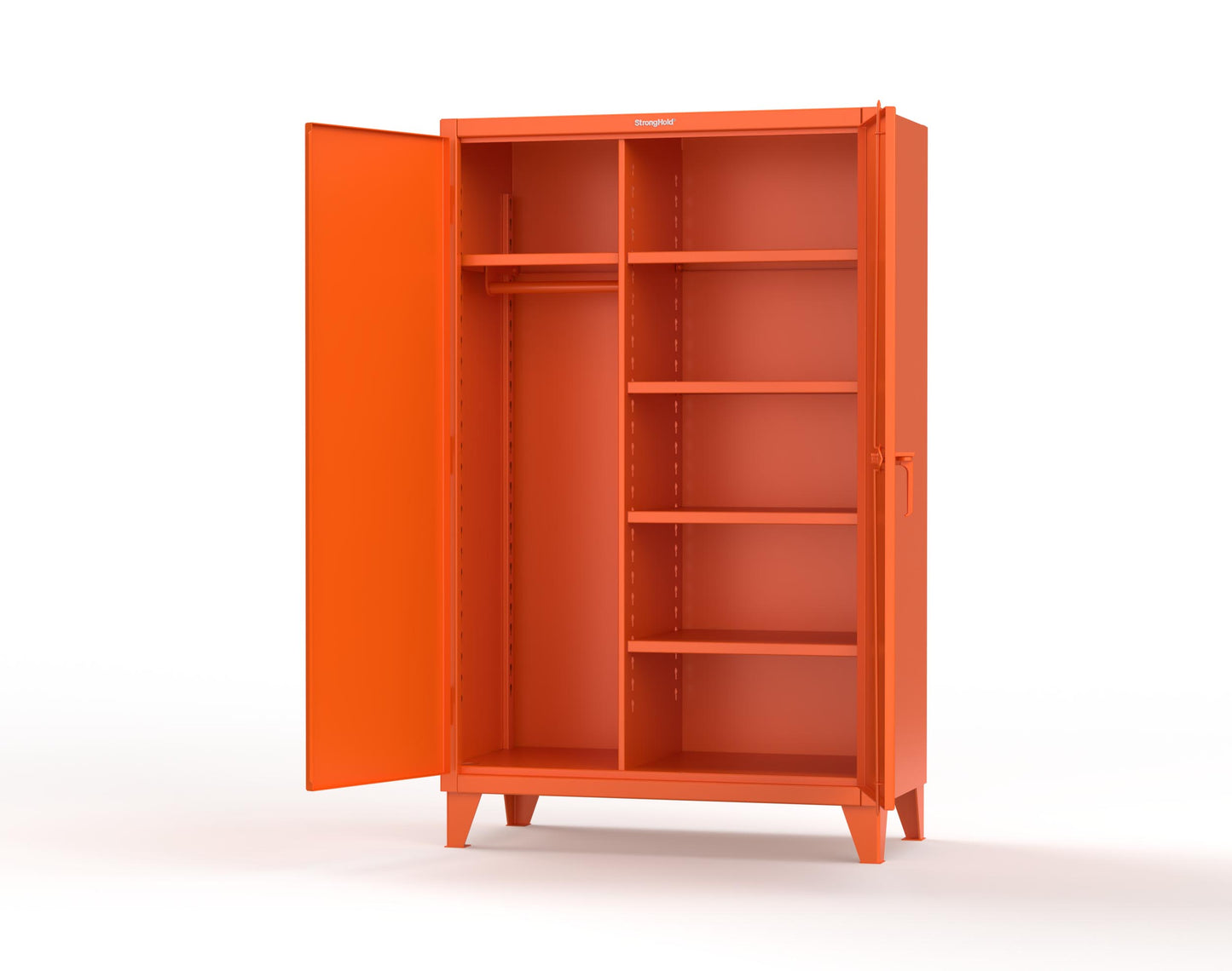 Extreme Duty 12 GA Uniform Cabinet with 5 Shelves - 48 In. W x 24 In. D x 78 In. H - 46-W-245-2009