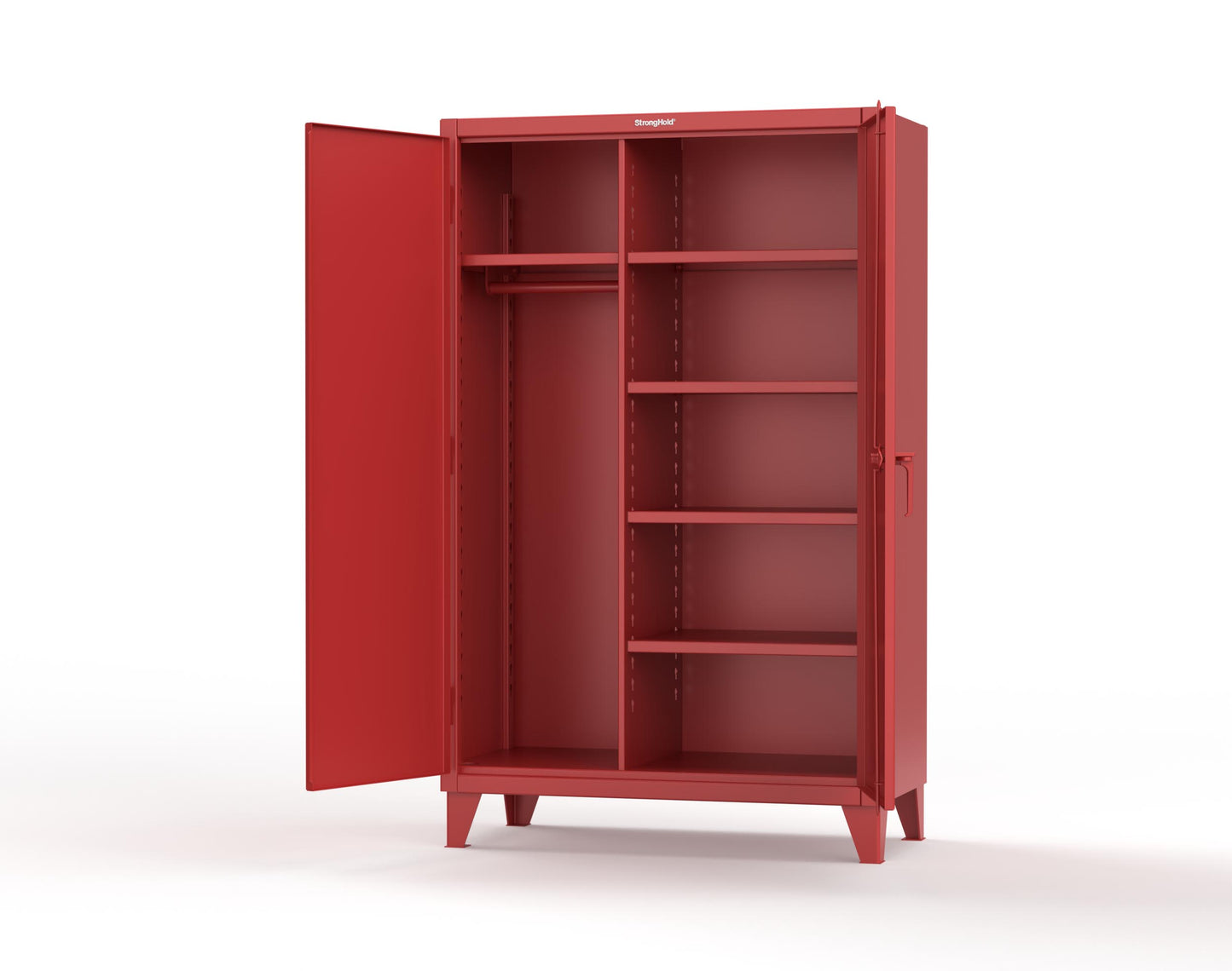 Extreme Duty 12 GA Uniform Cabinet with 5 Shelves - 48 In. W x 24 In. D x 78 In. H - 46-W-245-3001