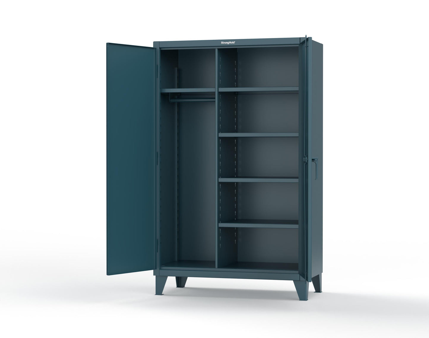 Extreme Duty 12 GA Uniform Cabinet with 5 Shelves - 48 In. W x 24 In. D x 78 In. H - 46-W-245-5001