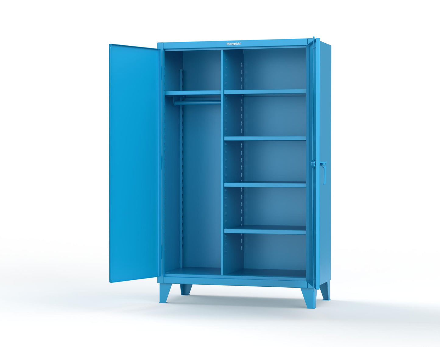 Extreme Duty 12 GA Uniform Cabinet with 5 Shelves - 48 In. W x 24 In. D x 78 In. H - 46-W-245-5012