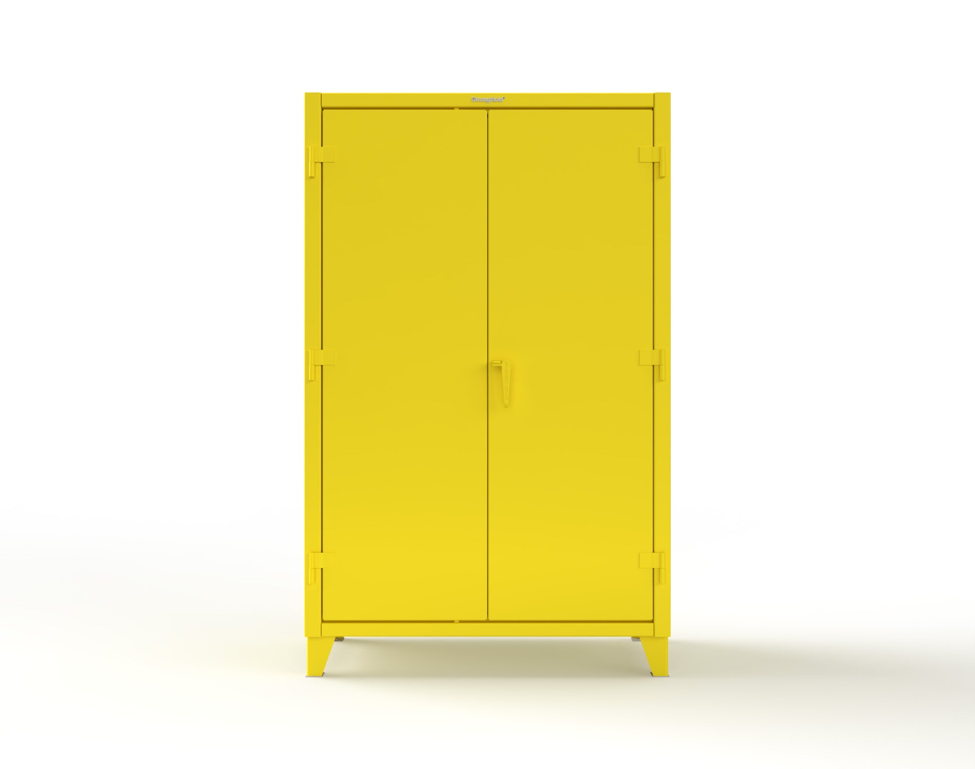 Extreme Duty 12 GA Uniform Cabinet with 48 Bins, 7 Drawers, 3 Shelves - 48 In. W x 24 In. D x 78 In. H - 46-WBD-243-7DBLD-1021