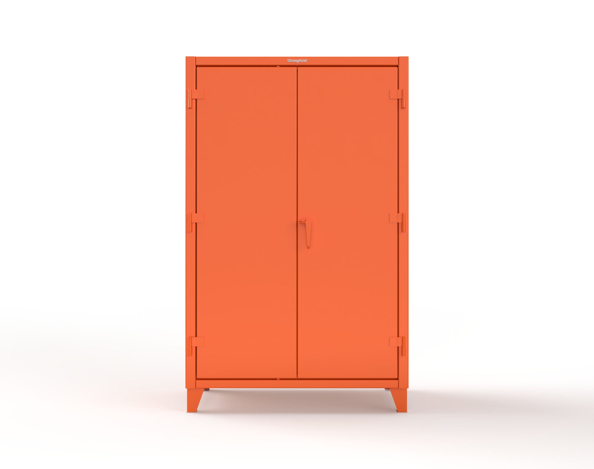 Extreme Duty 12 GA Uniform Cabinet with 48 Bins, 7 Drawers, 3 Shelves - 48 In. W x 24 In. D x 78 In. H - 46-WBD-243-7DBLD-2009