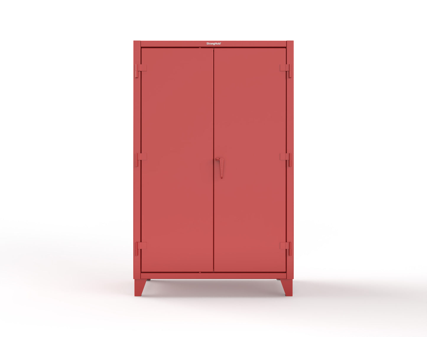 Extreme Duty 12 GA Uniform Cabinet with 48 Bins, 7 Drawers, 3 Shelves - 48 In. W x 24 In. D x 78 In. H - 46-WBD-243-7DBLD-3001