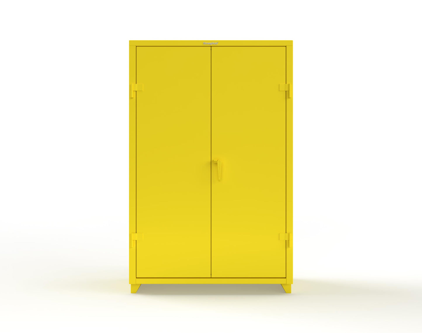 Extra Heavy Duty 14 GA Uniform Cabinet with Hanger Rod, 1 Shelf - 48 In. W x 24 In. D x 75 In. H - 46-WR-241-L-1021
