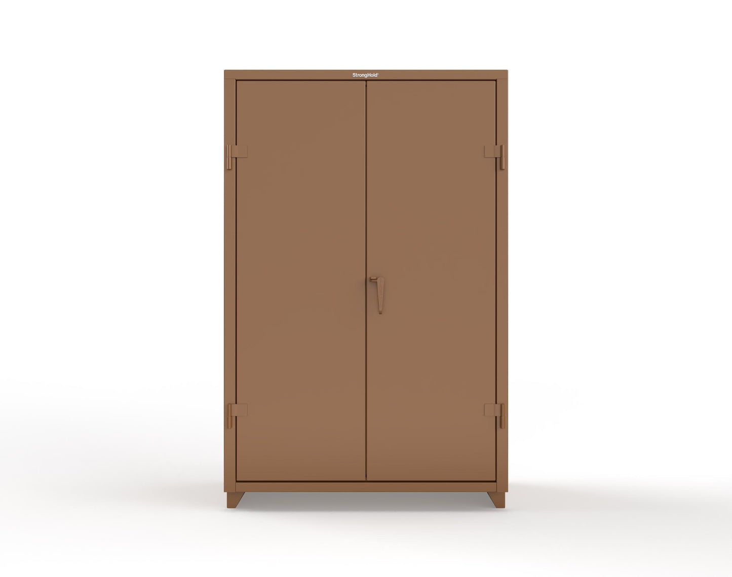 Extra Heavy Duty 14 GA Uniform Cabinet with Hanger Rod, 1 Shelf - 48 In. W x 24 In. D x 75 In. H - 46-WR-241-L-8008