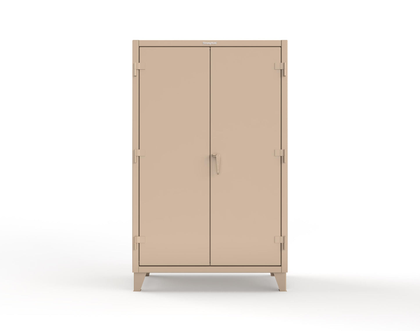 Extreme Duty 12 GA Uniform Cabinet with Hanger Rod, 1 Shelf - 48 In. W x 24 In. D x 78 In. H - 46-WR-241-1019