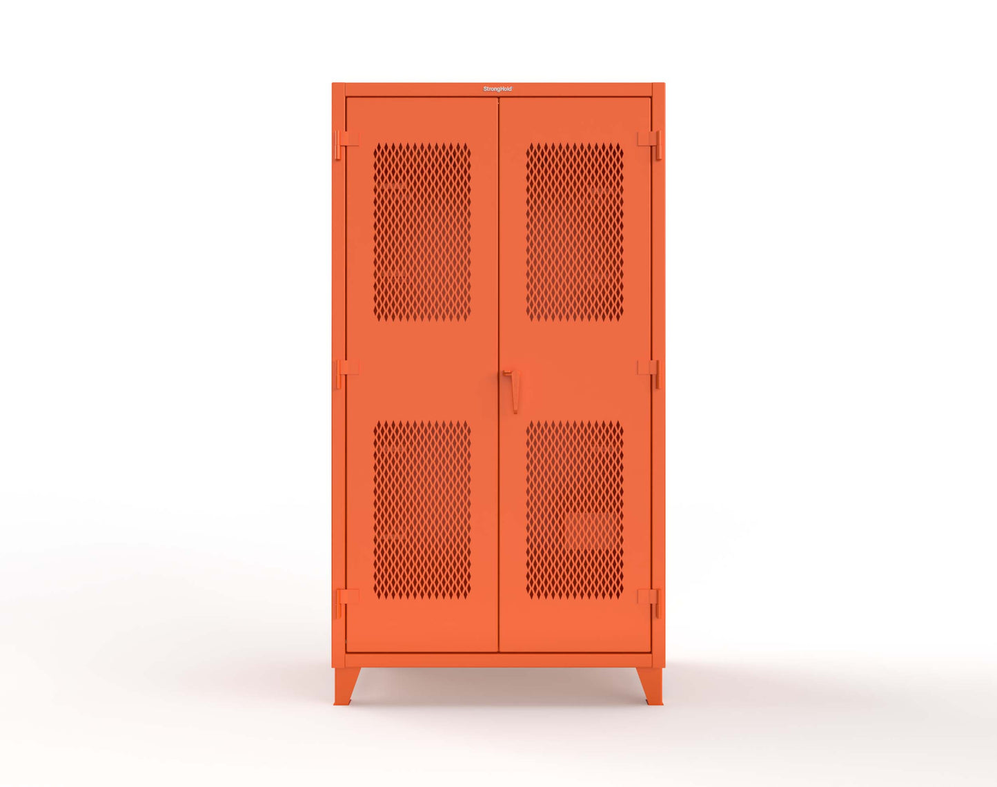 Extreme Duty 12 GA Rigging Cabinet with Ventilated Doors with Short & Long Hangers - 48 in. W x 24 in. D x 90 in. H - 47-VBS-240-21H-2009