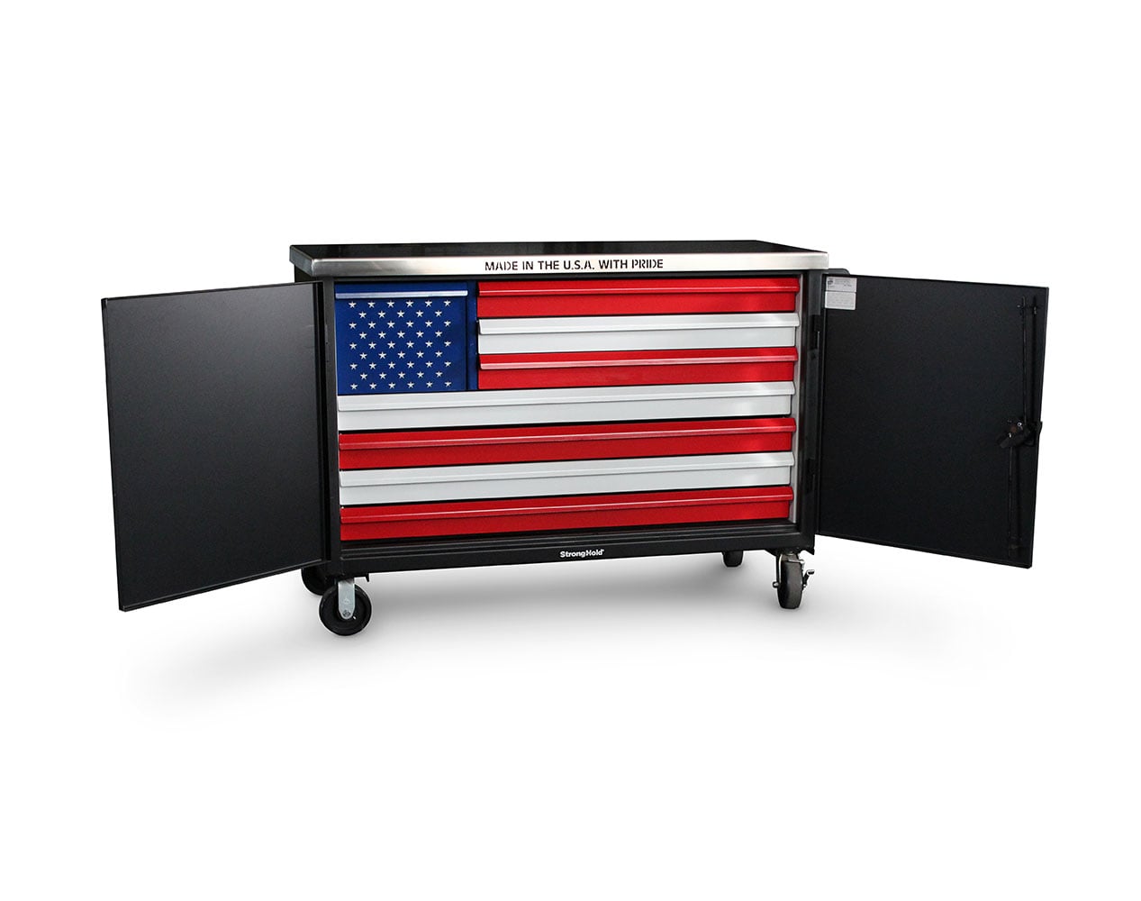 Mobile Tool Cart with Stainless Steel Top