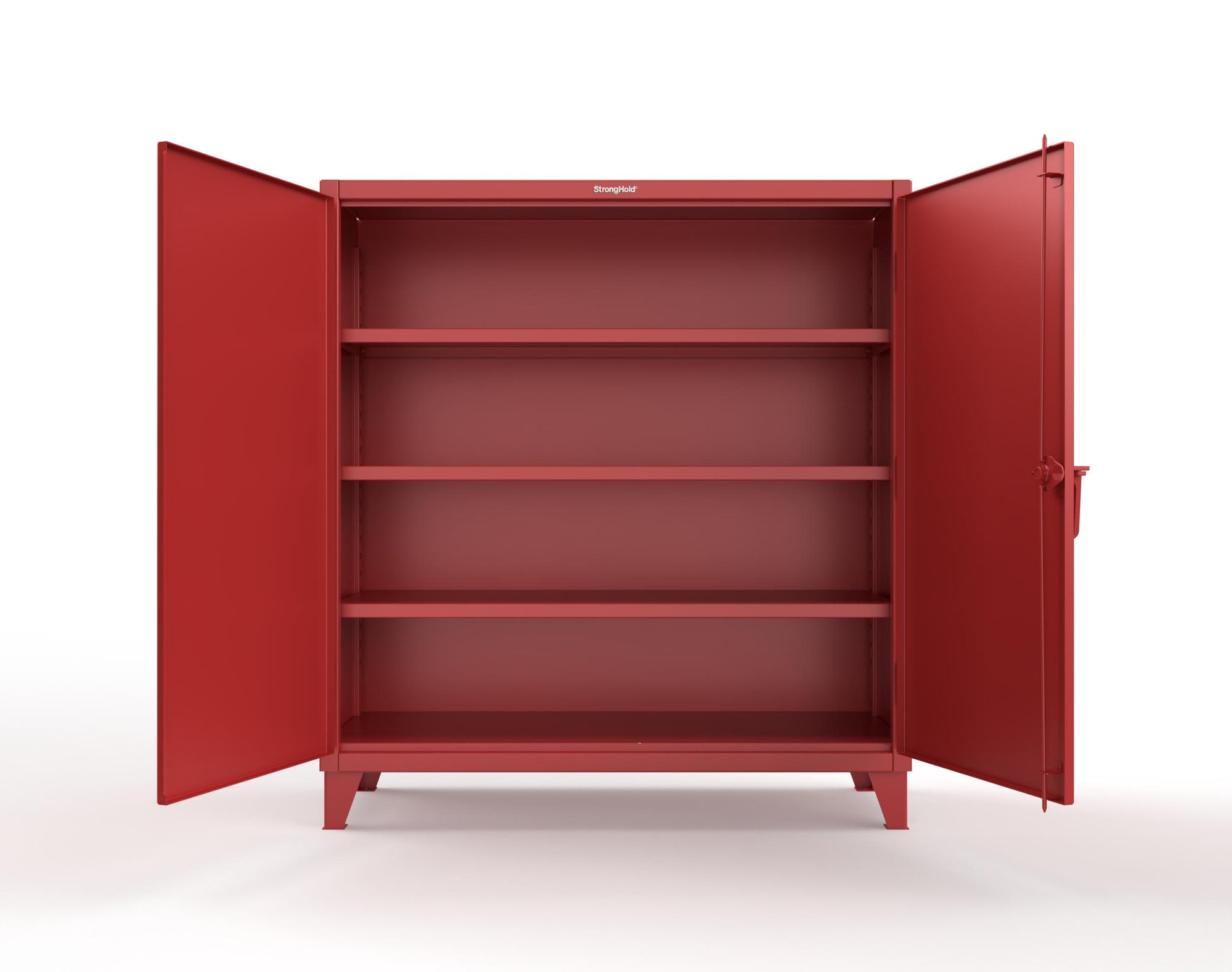Extreme Duty 12 GA Cabinet with 3 Shelves - 60 In. W x 24 In. D x 66 In. H - 55-243-3001