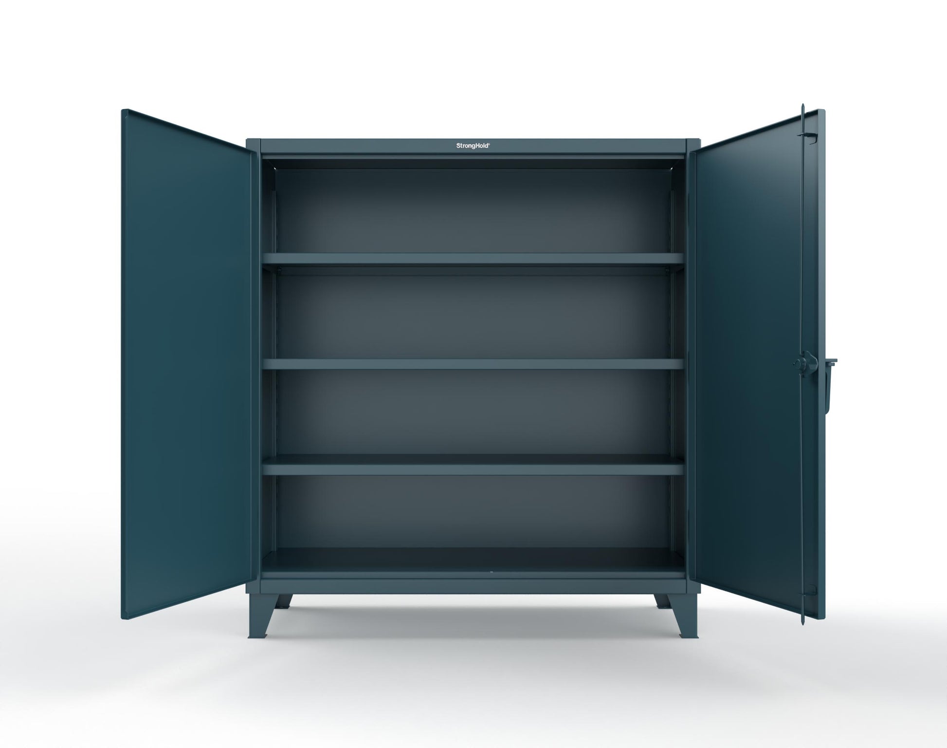 Extreme Duty 12 GA Cabinet with 3 Shelves - 60 In. W x 24 In. D x 66 In. H - 55-243-5001