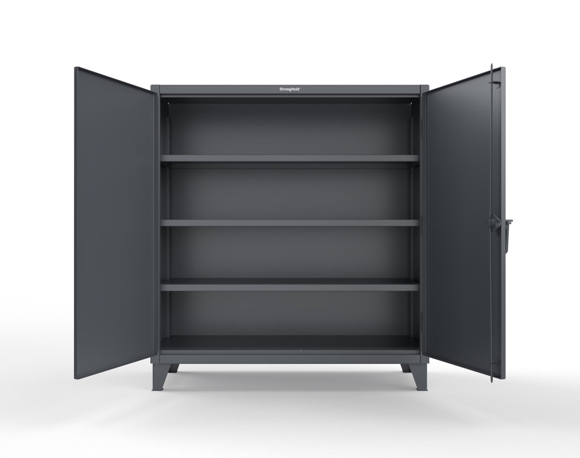 Extreme Duty 12 GA Cabinet with 3 Shelves - 60 In. W x 24 In. D x 66 In. H - 55-243-7024